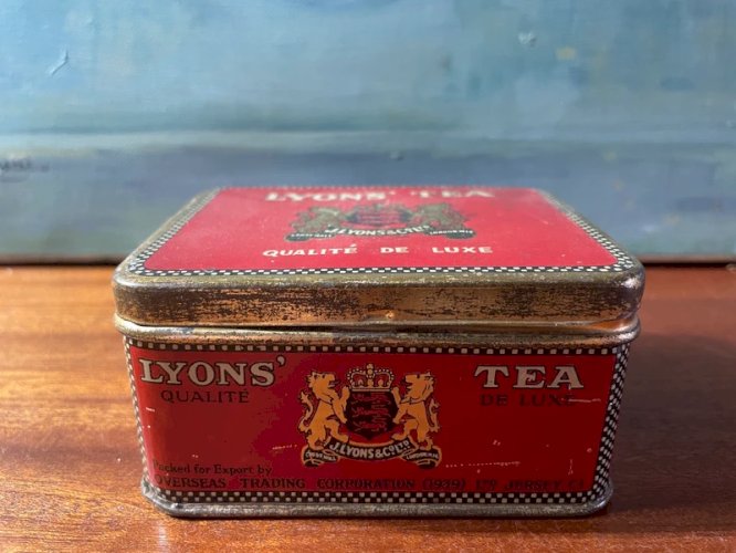 Boîte à thé vintage Anglaise