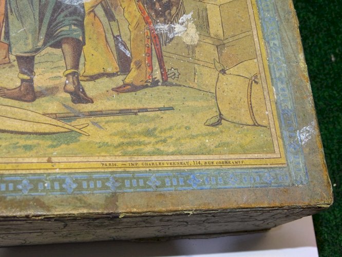 -BOITE ANCIEN ATLAS GEOGRAPHIQUE DANS SA BOITE PLANCHES PUZZLES  JL PARIS   D