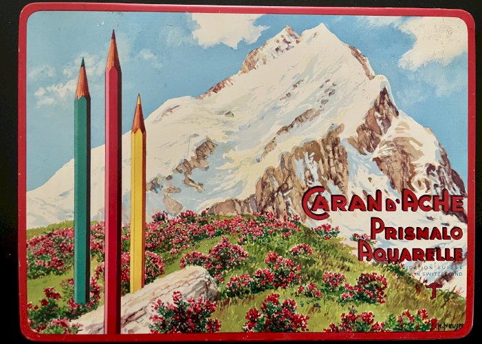 Boîte ancienne Caran d’Ache (1960)