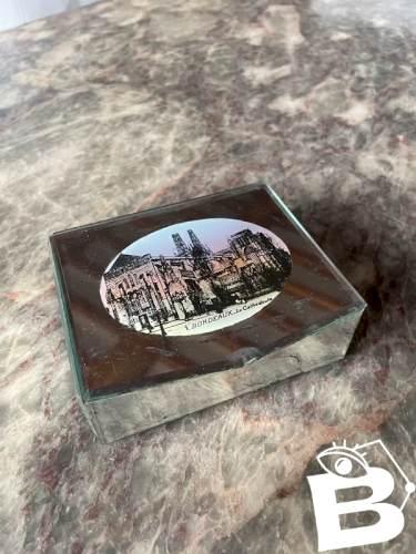 Boîte ancienne miroirs « Bordeaux cathédrale »