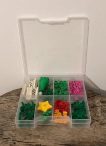 Boîte avec accessoires de jardin Lego