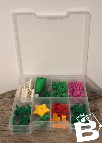 Boîte avec accessoires de jardin Lego