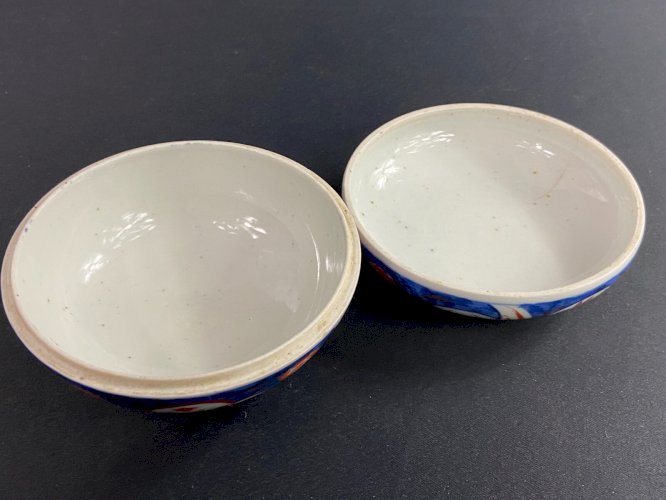 Boite bonbonnière en porcelaine Japon Imari fin XIXe