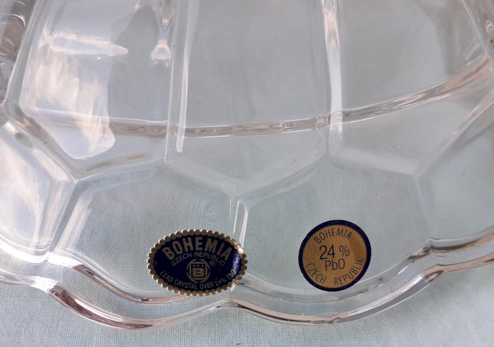 Boite bonbonnière tortue en cristal