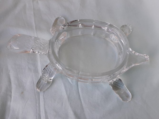 Boite bonbonnière tortue en cristal