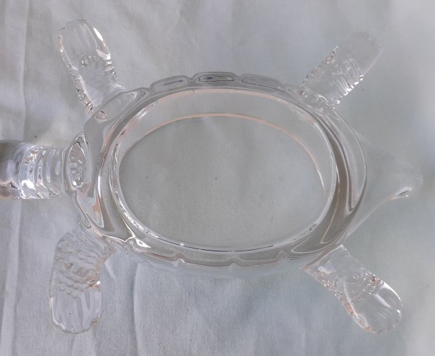 Boite bonbonnière tortue en cristal