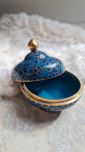 Boite cloisonnée - émaillée