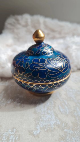 Boite cloisonnée - émaillée