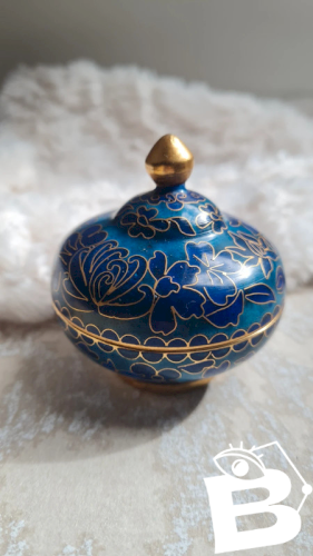 Boite cloisonnée - émaillée