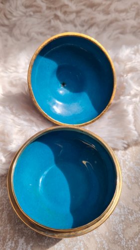 Boite cloisonnée - émaillée