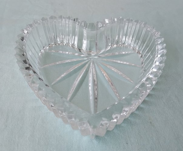 Boite cœur en cristal             