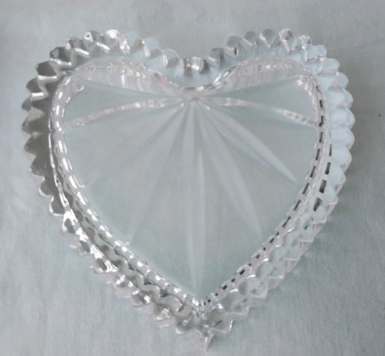 Boite cœur en cristal             