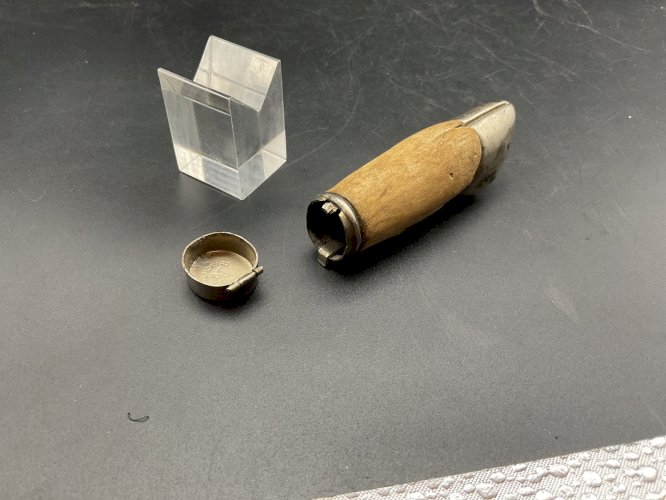 Boîte d'allumettes ancienne en forme de pied de mouton PYROGENE fin XIXéme