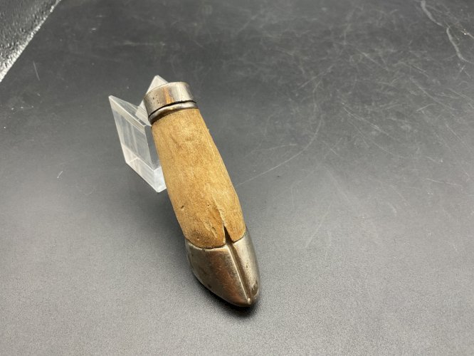 Boîte d'allumettes ancienne en forme de pied de mouton PYROGENE fin XIXéme