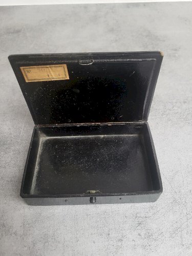 BOITE DE BUREAU BOITE A TIMBRES TROMBONNE EN LAQUE ASIATIQUE N° 3