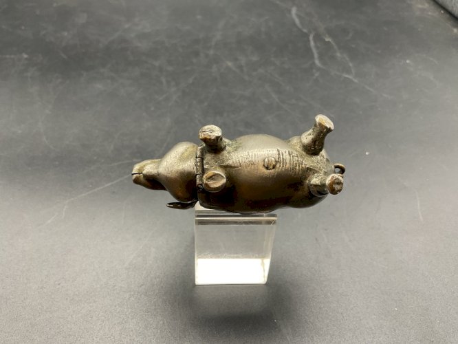 boîte de poche d’allumettes PYROGENE fin XIXéme cochon