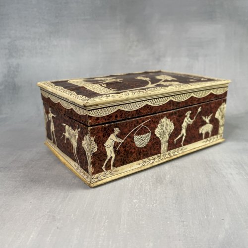 Boite écrin coffret ancien GUERLAIN vide carton de parfum