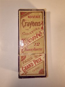 Box of Conté colored pencils