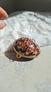 Boite en coquillage pour chapelet  - pilulier