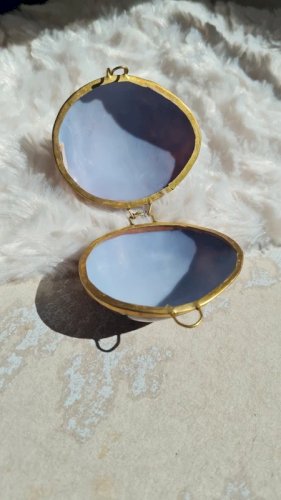 Boite en coquillage pour chapelet  - pilulier