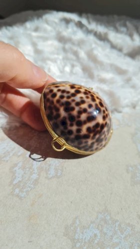 Boite en coquillage pour chapelet  - pilulier