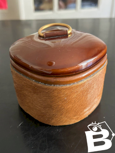 Boîte en cuir et céramique Longchamp