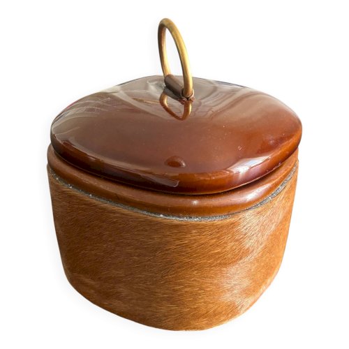 Boîte en cuir et céramique Longchamp