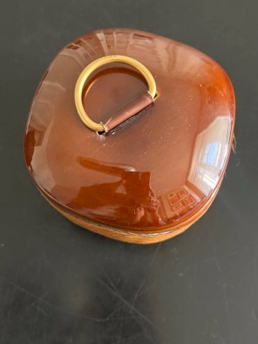 Boîte en cuir et céramique Longchamp