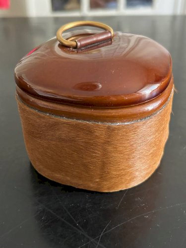 Boîte en cuir et céramique Longchamp