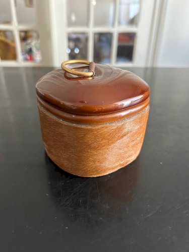 Boîte en cuir et céramique Longchamp