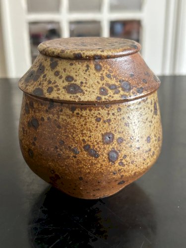 boite en grés pyrité Charles Gaudry Puisaye