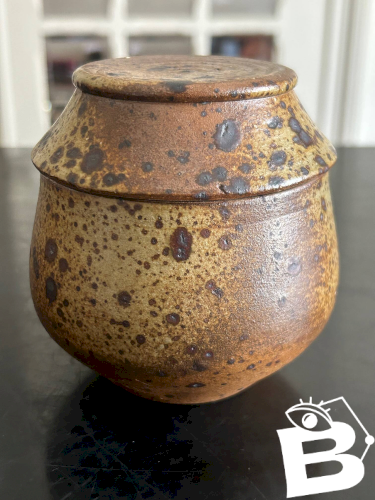 boite en grés pyrité Charles Gaudry Puisaye