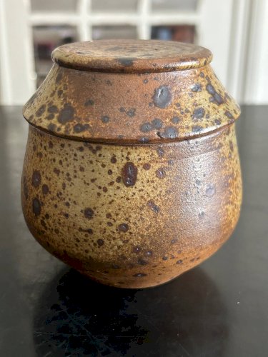 boite en grés pyrité Charles Gaudry Puisaye