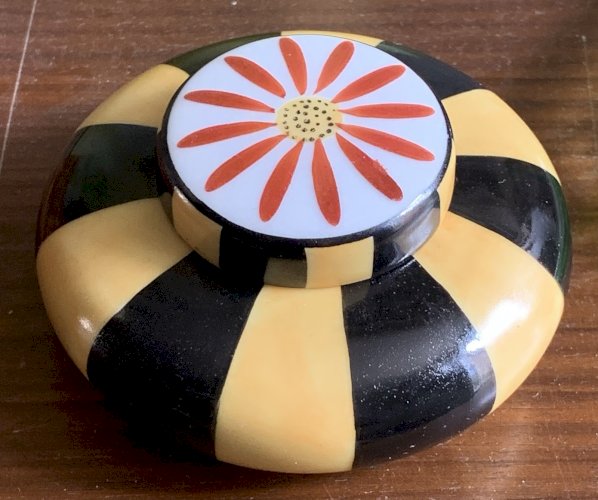 boite en porcelaine Lefort & Cie Limoges art déco 1920's