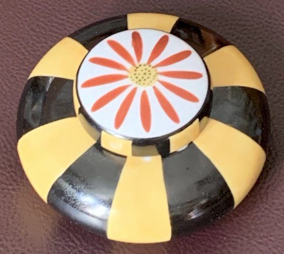 boite en porcelaine Lefort & Cie Limoges art déco 1920's