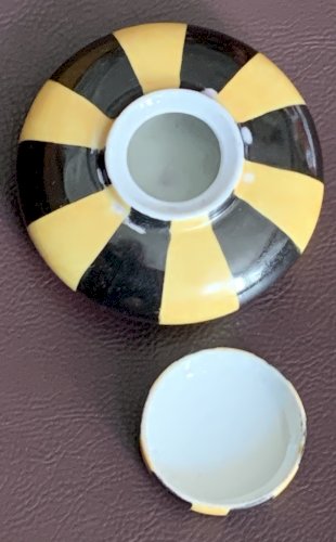 boite en porcelaine Lefort & Cie Limoges art déco 1920's