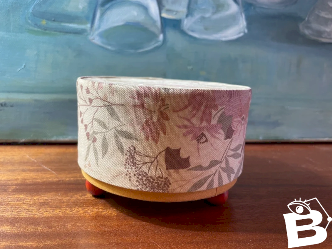 Boîte en tissus ancienne