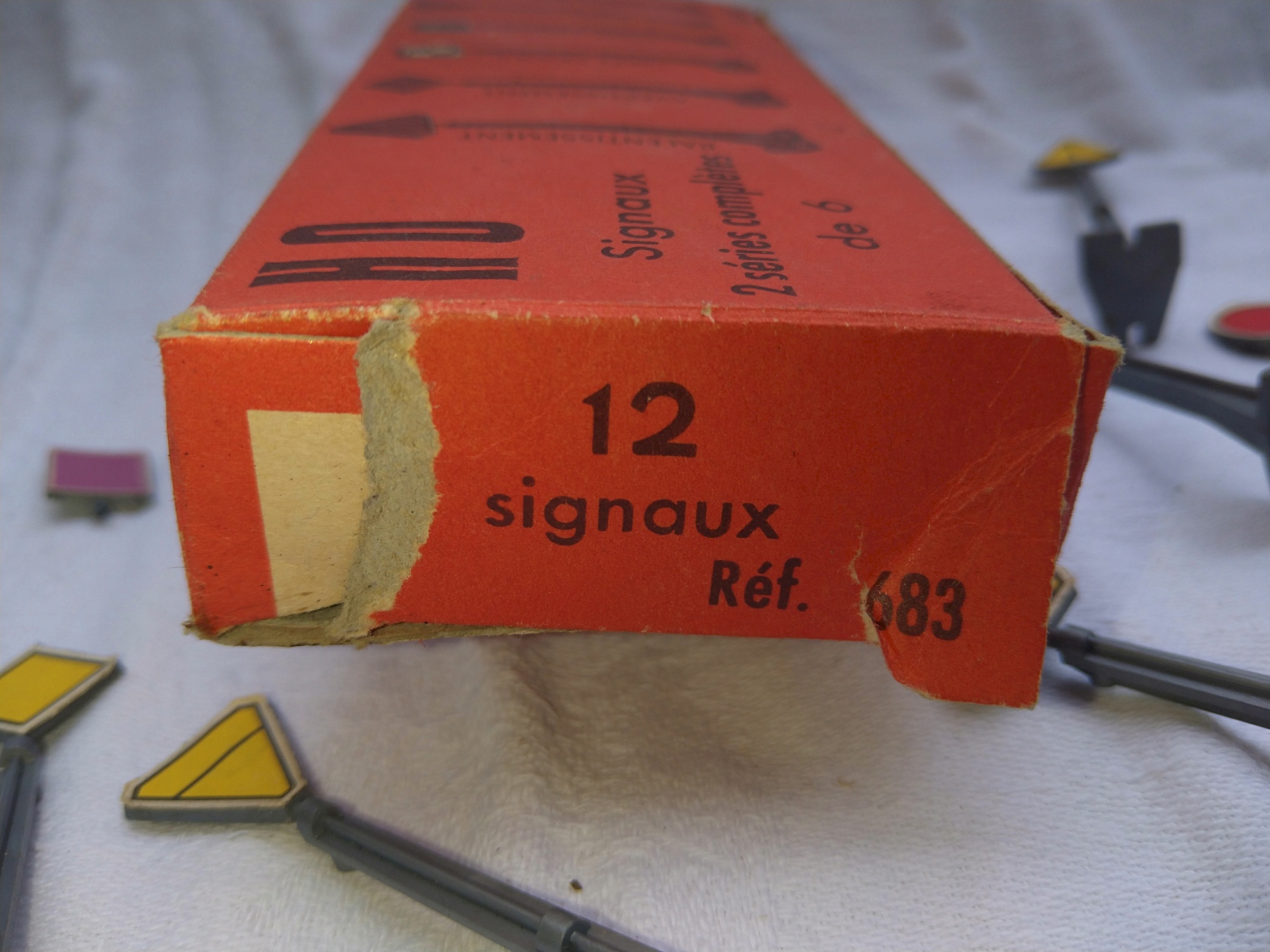 ANCIENNE ET RARE signalisation JEP en boite échelle 0 BIFUR EUR 40,00 - FR