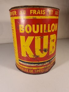 Boite métallique Bouillon KUB ancienne