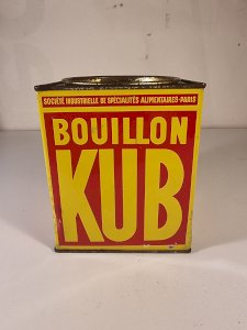 Boite métallique Bouillon KUB ancienne