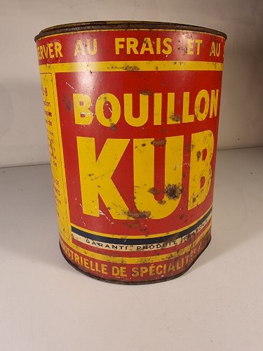 Boite métallique Bouillon KUB ancienne