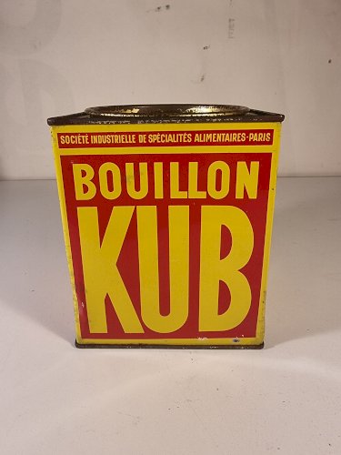 Boite métallique Bouillon KUB ancienne