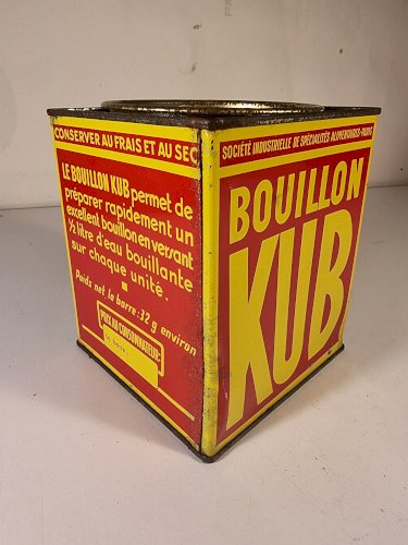 Boite métallique Bouillon KUB ancienne