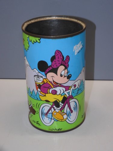 - BOITE MONTBLANC DISNEY MICKEY MINNIE TOLE LITHOGRAPHIEE POT CRAYONS PAILLES  D