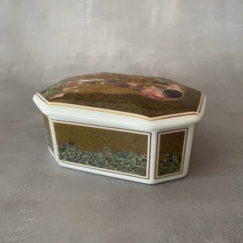 Boite porcelaine Goebel Le baiser / Des kuss de Gustav Klilmt - Artis Orbis