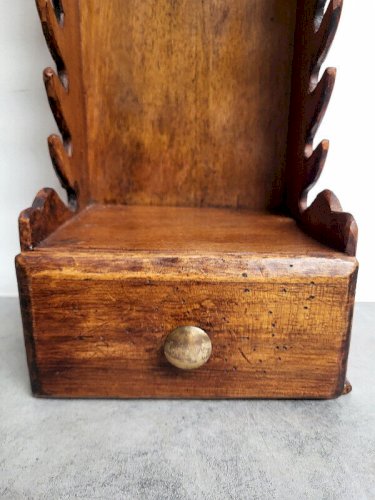 BOITE PORTE COUTEAUX EN NOYER DU XIX ème SIECLE