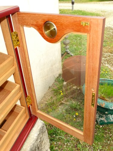 - BOITE PRESENTATION CAVE A CIGARES de MAGASIN BOIS et VERRE COLLECTION DECO D
