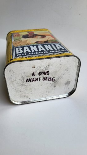 BOITE PUBLICITAIRE BANANIA ANCIENNE N° 1
