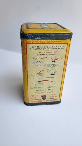 BOITE PUBLICITAIRE BANANIA ANCIENNE N° 2