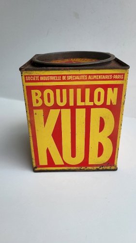 BOITE PUBLICITAIRE BOUILLON KUB ANCIENNE N°1